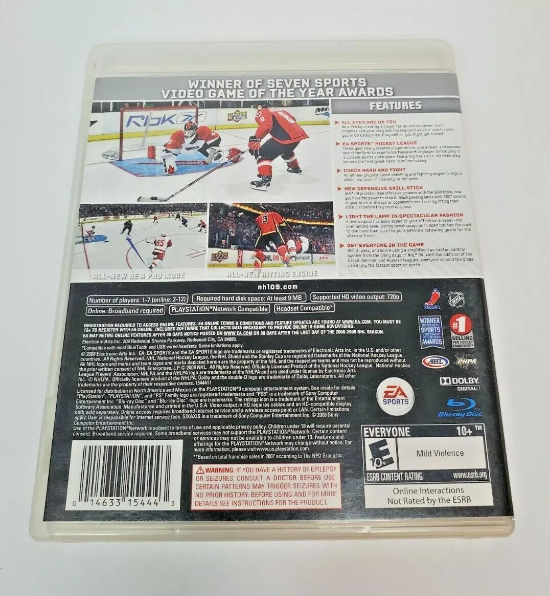 Usado: Jogo nhl 2K9 - PS3 em Promoção na Americanas