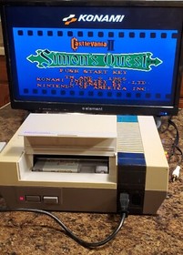 Castlevania 2 II Simons Quest (Nintendo NES, 1987) con Manual