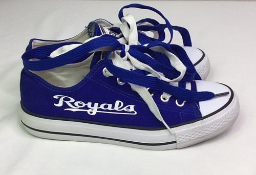 KC Kansas City Royals Womens Sneakers MLB Baseball Club Double Lace Size 6.5 - Picture 4 of 9