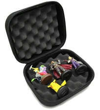 Amiibo Collector Case fits 6 Amiibo Figures for Smash Bros and More - CASE ONLY