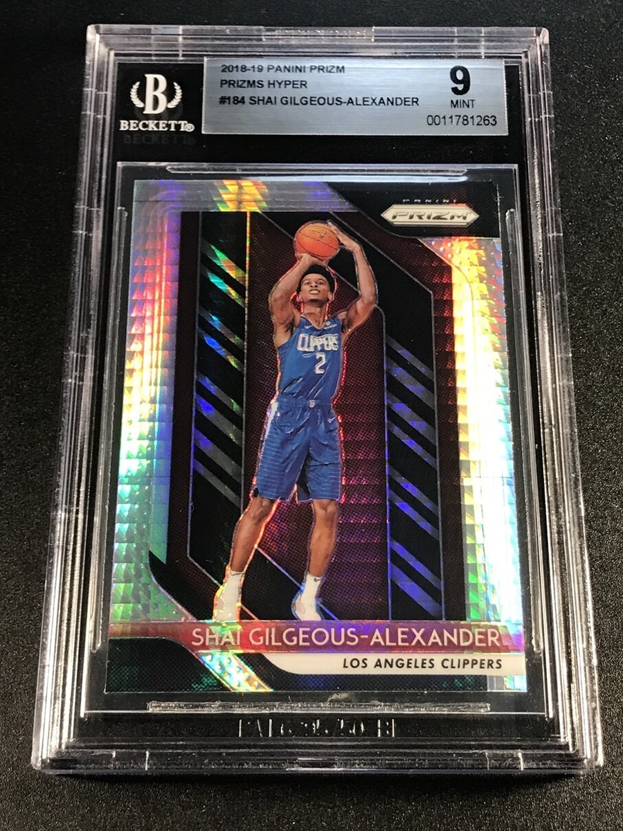 SHAI GILGEOUS ALEXANDER 2018 PANINI PRIZM #184 HYPER ROOKIE RC BGS 