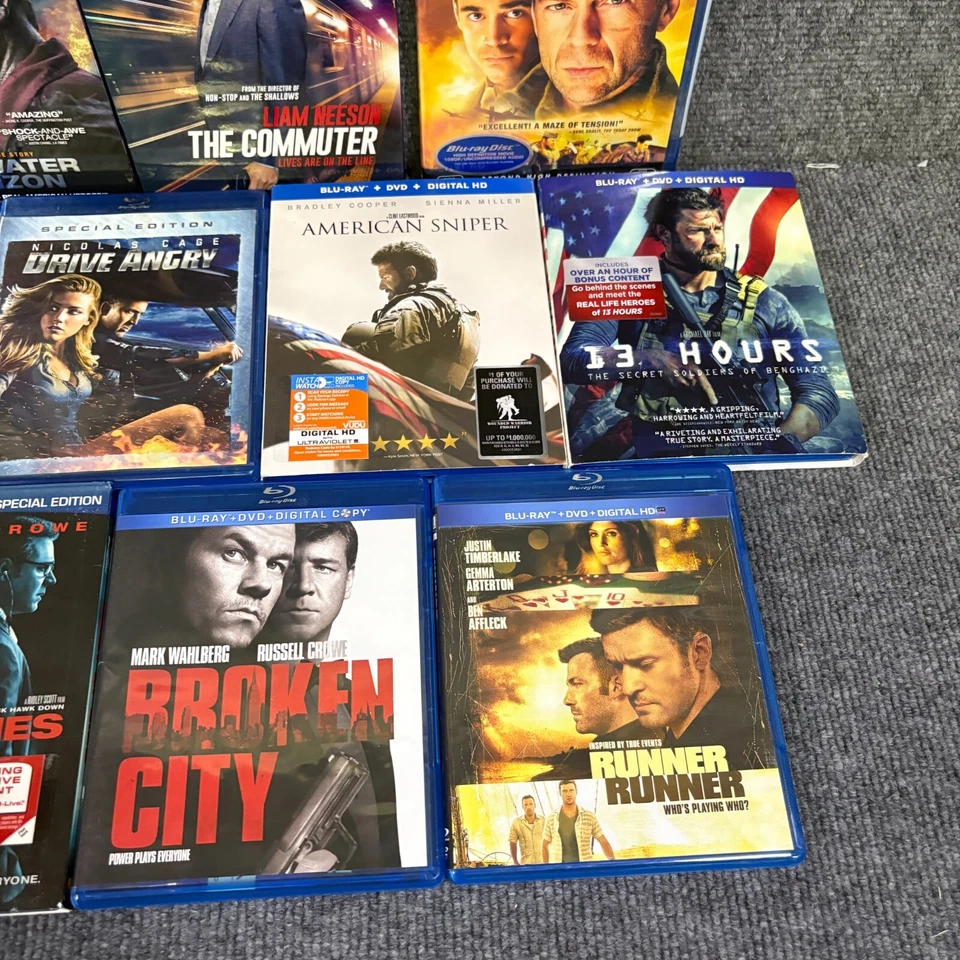 21 Blu Ray Lot War Shoot Em Up Action Adventure Movies Expendables Gran Torino - Imagem 4 de 4