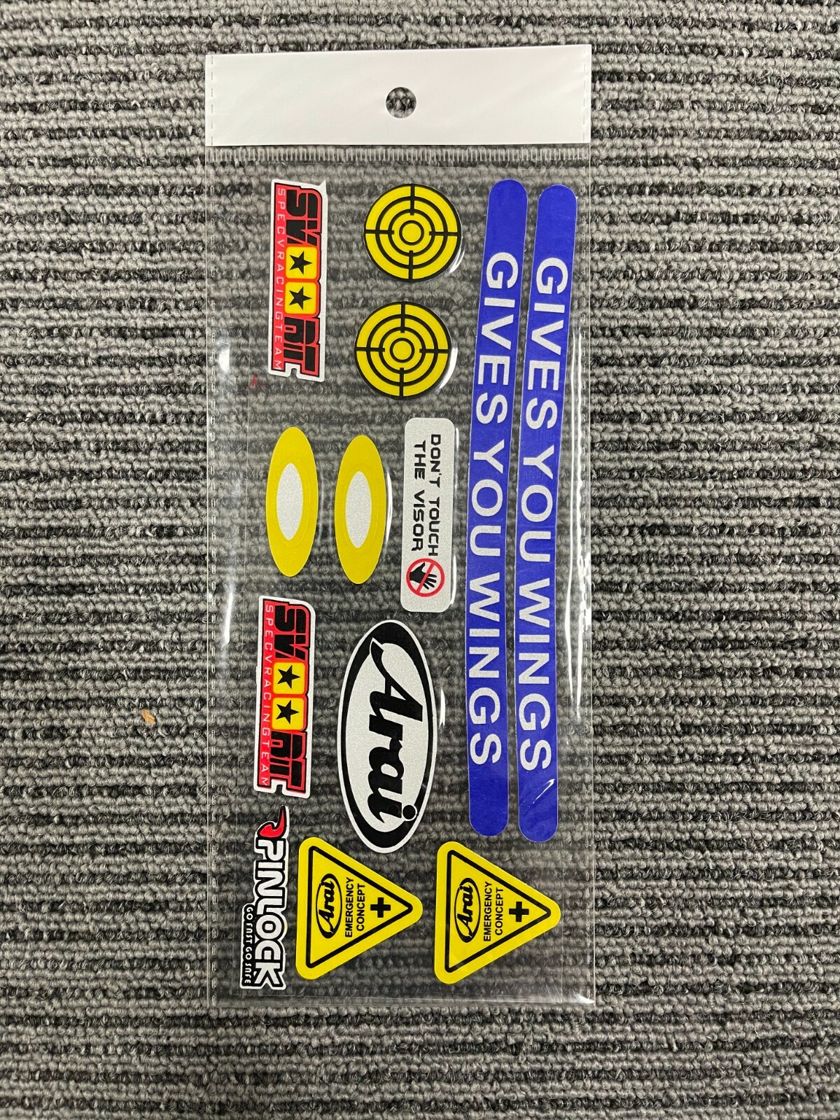 Pinlock Sticker Decal for Motorcycle ATV Dirt Bike Helmets 049