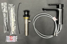 Delta 581LF-BLGPM-PP Single Handle Project-Pack Bathroom Faucet, Matte Black