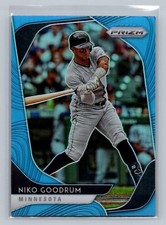 2020 Panini Prizm #22 Niko Goodrum Carolina Blue Prizm Detroit Tigers