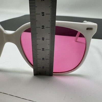 Vintage Maui Jim 001 Nylon Sunglasses White Pink Lenses France Rare Vintage Maui Jim 001 Nylon Sunglasses White Pink Lenses  main image 4