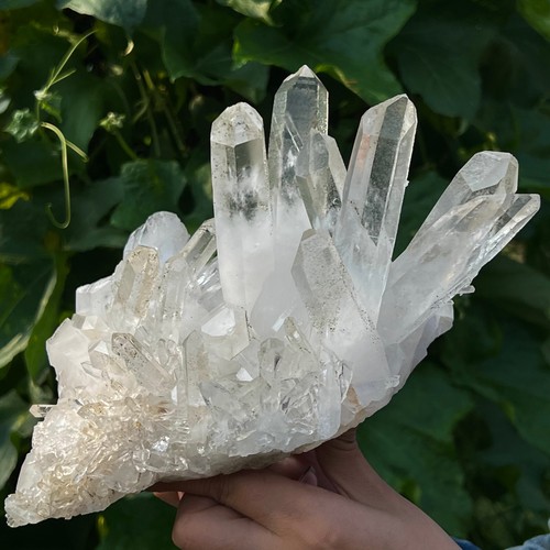 6.85LB A+++Large Natural white Crystal Himalayan quartz cluster /mineralsls 477 - 第 5/12 張圖片