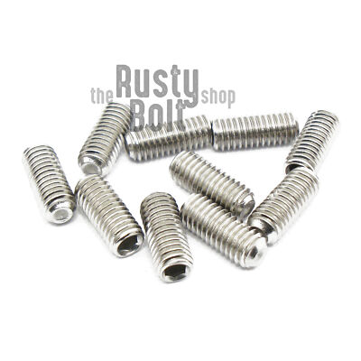 #4-40 X 1/4" Socket Set Screws – Cup Point, A2 304 Stainless Steel – Choose Quantity – The Rusty Bolt Shop