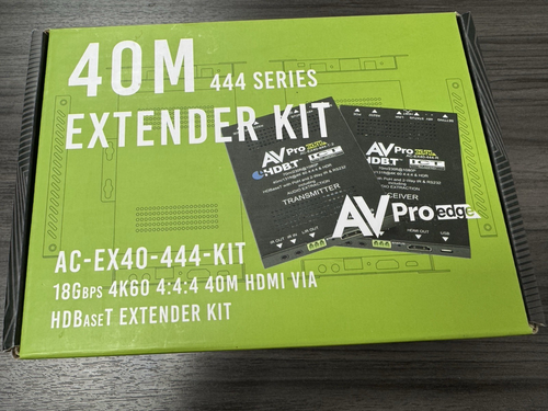AVPro Edge AC EX40 444 PLUS KIT   4K60 (4:4:4) 40M HDMI Extender Set