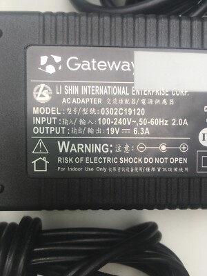 AC Adapter Charger For Gateway Gateway M685-E M685-G MX7315 MX7337 Power Supply