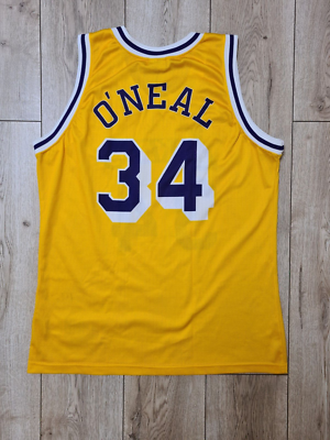 3XL Champion Lakers O’Neal ユニフォーム　LAL LA LAKERS VINTAGE CHAMPION JERSEY 90s SHAQUILLE ONEAL BASKETBALL