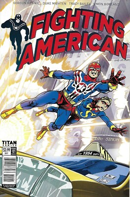 Fighting American Comic 1 Cover D Variant Duke Mighten First Print 2017 Titan