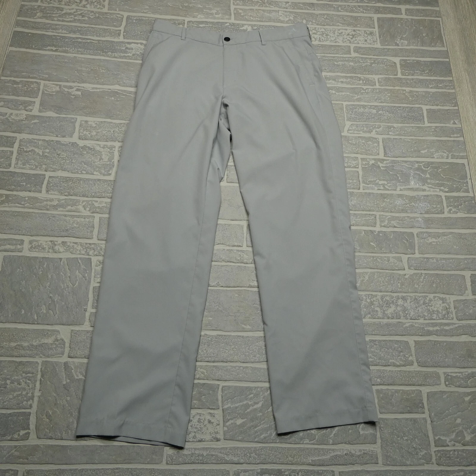 Adidas Golf Pants Size 34x32 Light Gray Adizero Featherlight Chino Performance