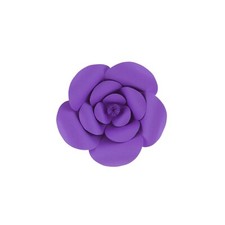 Mega Crafts - 8" Handmade Paper Pedal Flower - Purple, 1PC