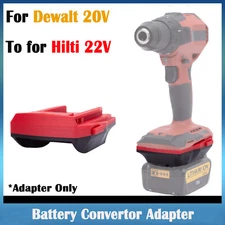 For Dewalt 18V 20V Li-ion Battery Adapter to for Hilti B22 22v Cordless Tool New