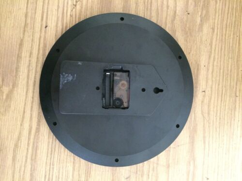 Rare Vintage Corvette Black 10" Crossed Racing Flags Logo Battery Wall Clock APA - Picture 2 of 2