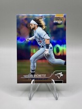 2022 Topps Stadium Club Chrome #286 Bo Bichette Orange Parallel /50 Blue Jays