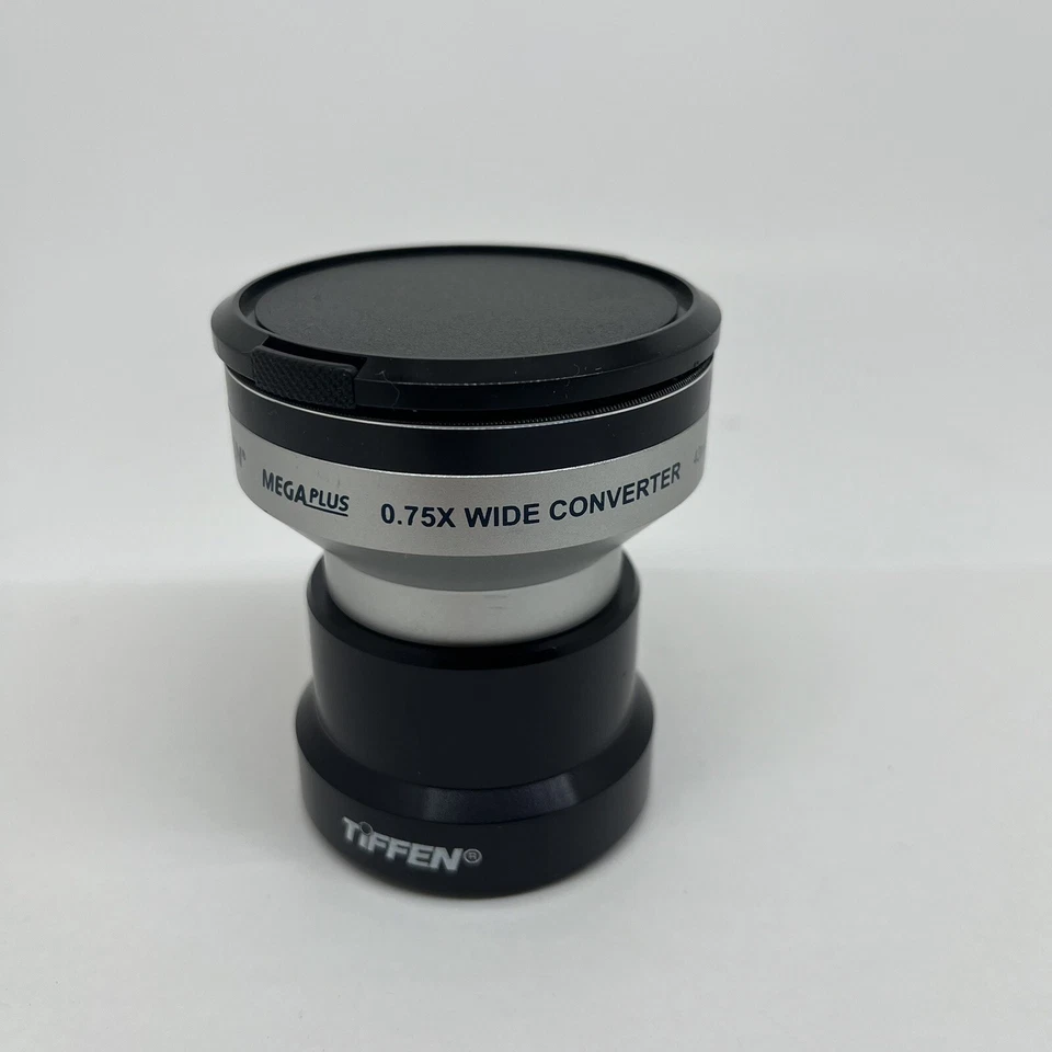 Vintage Tiffen MEGA Plus 0.75X Wide Angle Converter Lens 43mm With Extras - Image 3 of 4