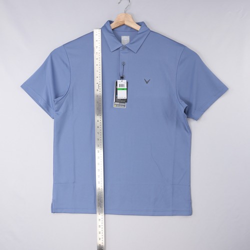 Callaway Mens Golf Shirts Polo Performance Stretch Blue Opti Dri UPF 50 Sz NWT - Picture 16 of 21