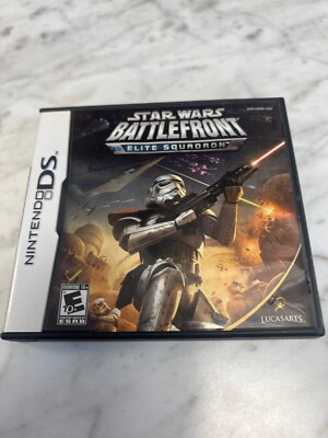Star Wars Battlefront: Elite Squadron (Nintendo DS, 2009) Case And Manual Only