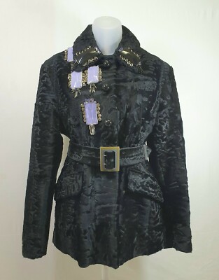 PRADA MILANO FUR Broadtail Lamb Coat Women's Fur Coat