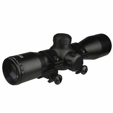 Black 4x32 Compact Scope For Weaver / Picatinny Mount Mil Dot Come With Ring