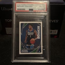2020 Panini Stickers Anthony Edwards Rookie Card