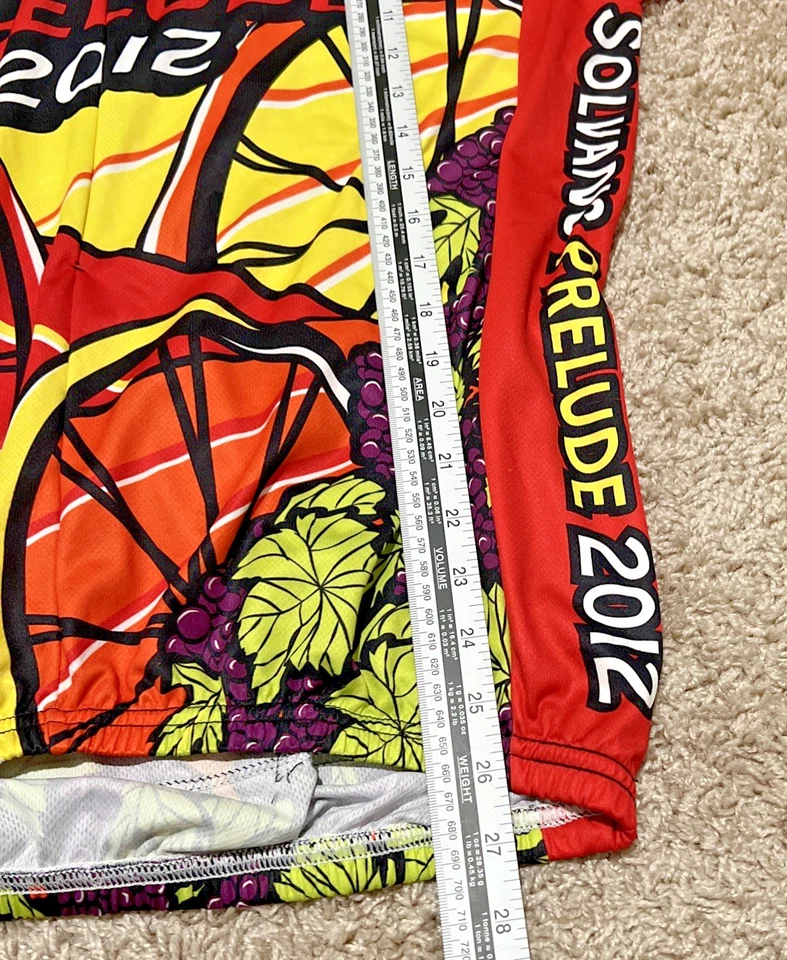 Camiseta deportiva de ciclismo Pace para hombre grande Solvang Prelude 2012 bicicleta de manga corta Foto 2 de 4