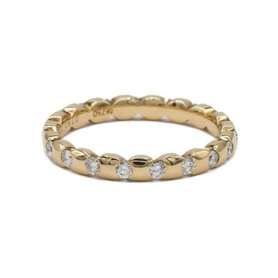 Memoryring WEMPE mit 0,786 ct. Brillanten in 18 Kt. 750 Gold Gr. 59 Zertifikat
