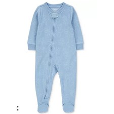 Carter's Baby Girls 1-Piece Floral Fleece Footed Pajamas 12m