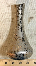 Vintage 7" Silver Leaf Vase marked Henry E. Hummell USA (C)