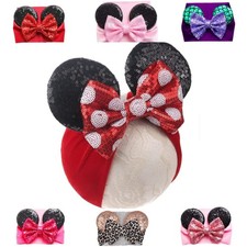 Mouse Ears Headband/Headwrap - Toddler, Baby, Kids upto 4 Years - Party suppl...