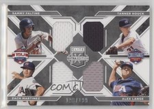2016 Elite Extra Edition USA Baseball Quad Materials Trey Faltine Alex Lange 2r7
