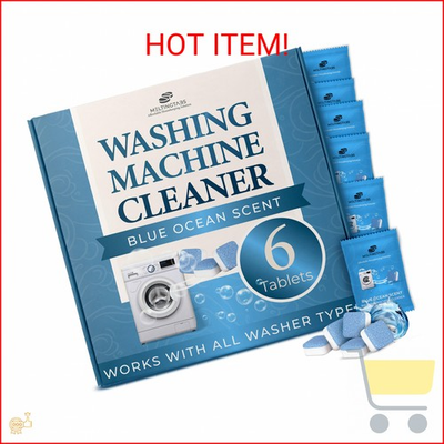 #ad Washing Machine Cleaner Tablets – Deep Clean Washer Descale Laundry Tub Cleanin $8.49