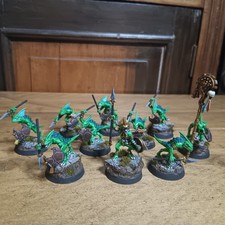 Warhammer Age of Sigmar: Seraphon Skinks x10 Painted.