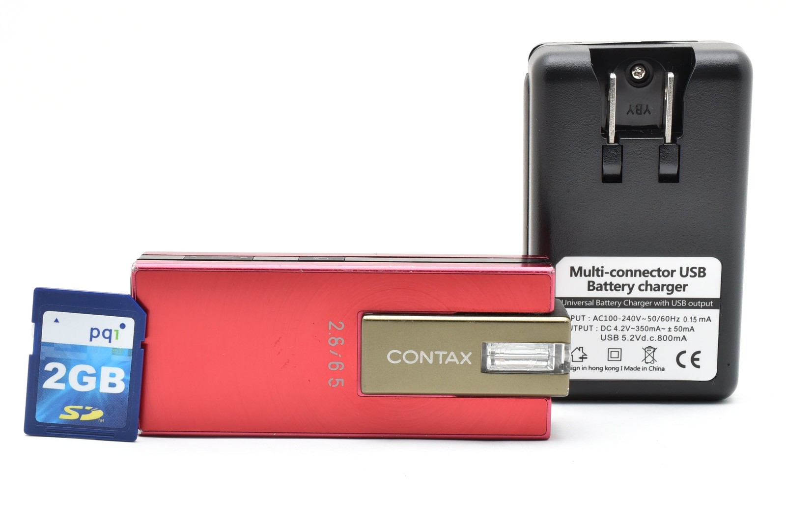 RARE [Near MINT+++] Contax i4R Red Digital Camera Carl Zeiss Tessar T* English