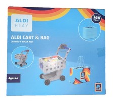 ALDI Play CART  BAG Set 360 Pieces Toy Shopping Cart NEW