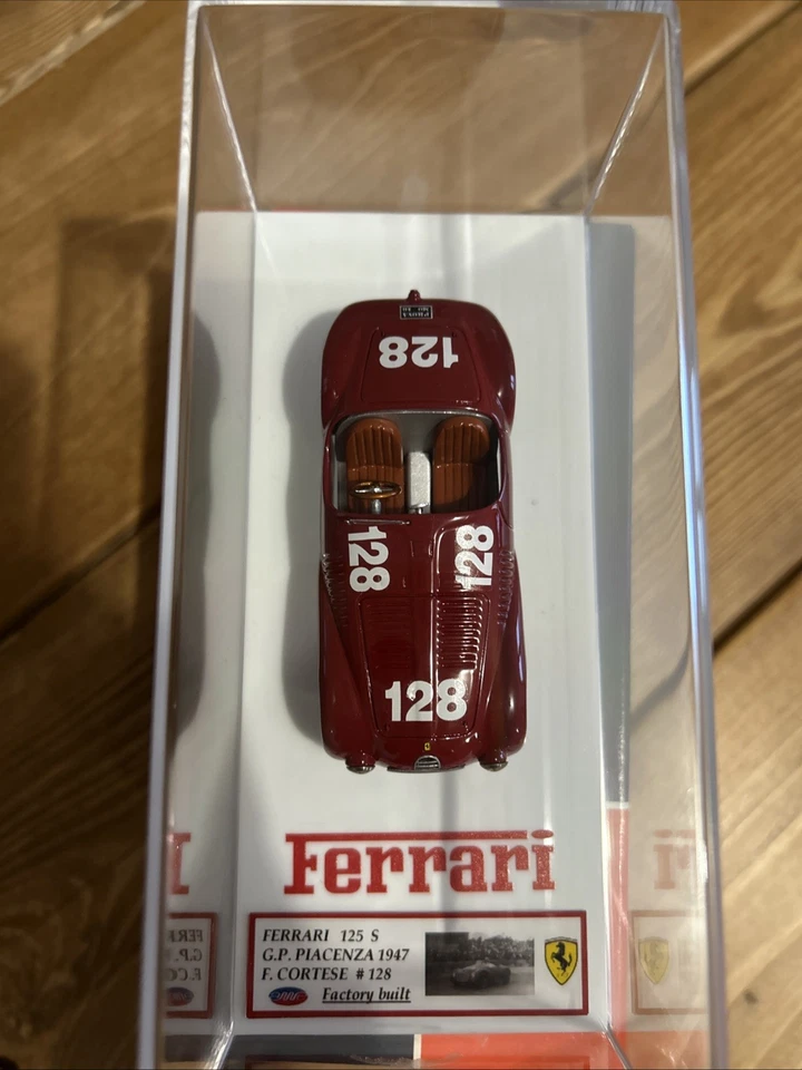 Ferrari 125 S GP Piacenza 1947 BBR, Tameo, MG, MFH , AMR 1/43 - Immagine 3 di 4