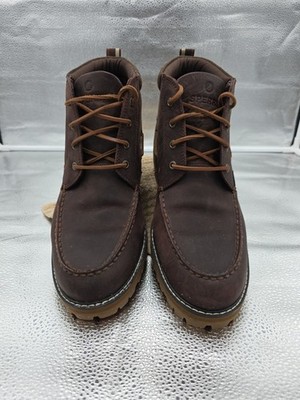Sperry Men's Brown Lug Boot US Size 12 Moc Toe Chukka Boot Leather Excellent