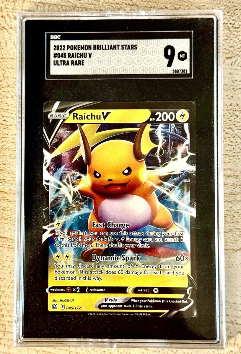 pokemon card raichu v price Raichu V - Shining Stars pokmon card 158/172