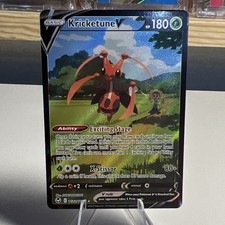 Kricketune V TG12/TG30 Silver Tempest Ultra Rare Holo Pokémon Card HP 180 on eBay