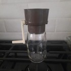 Vintage Gemco Glass Nut Chopper Brown Grandma’s Kitchen Retro 70s small — photo 1