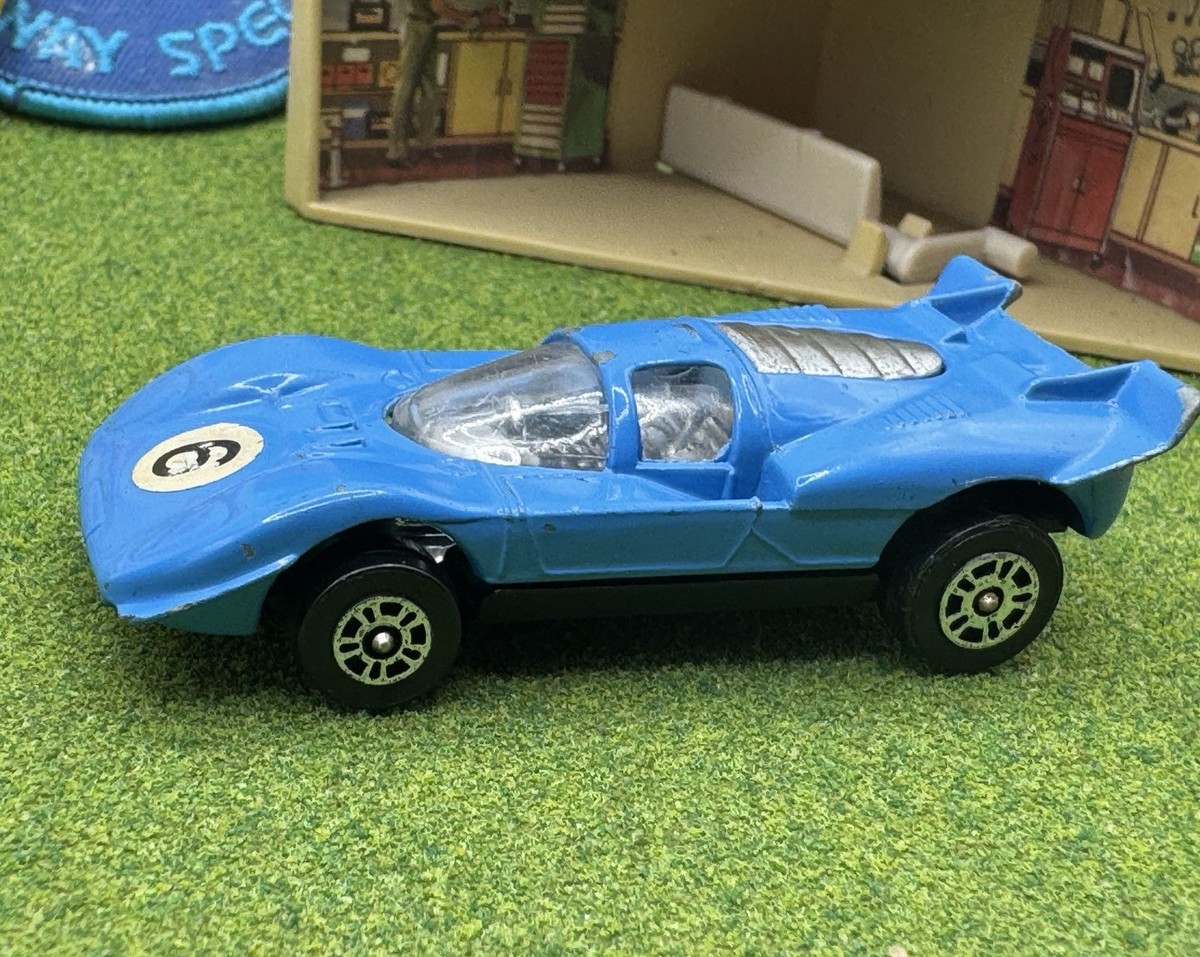 Corgi Juniors Ferrari 512S Growlers Blue Vintage Collectible Toy