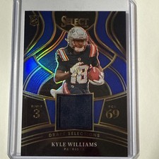 2025 Panini Select - Draft Selections Memorabilia Kyle Williams #DSM-KWS Blue