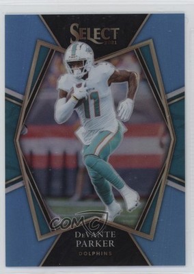 2021 Panini Select Premier Level Light Blue Prizm /99 Devante Parker #122 0g65