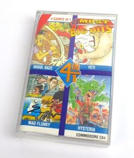 Commodore 64 C64 Spiel -- 4 MOST BIG HITS (Alternative Software) - Tape Kassette