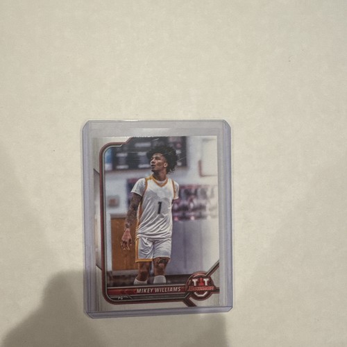 2021-22 Bowman University - #86 Mikey Williams (RC) - Picture 1 of 2