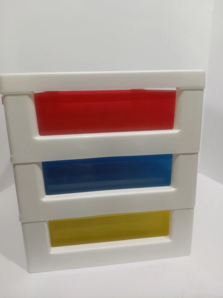 LEGO IRIS 3 Drawer Storage Tower Bin Organizer Container w/ 3 Sorting Bins - Image 4 of 4