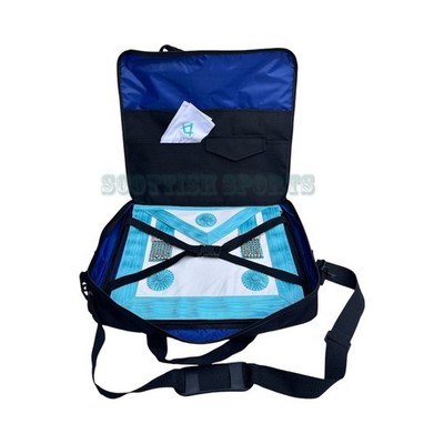Freimaurer Regalia Softcase / Schürzenhalter Tasche MM / WM | Schürzenhalter Schultertasche