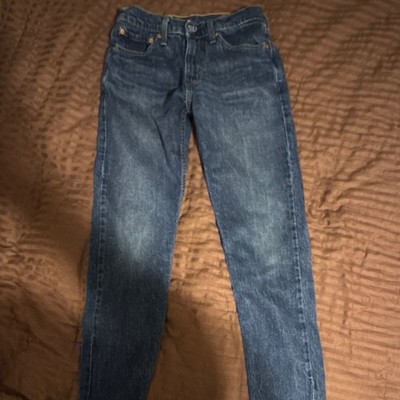 Levi's 512s  Slim Fit Tapered Blue Denim Jeans Medium Wash Button Zip Pockets